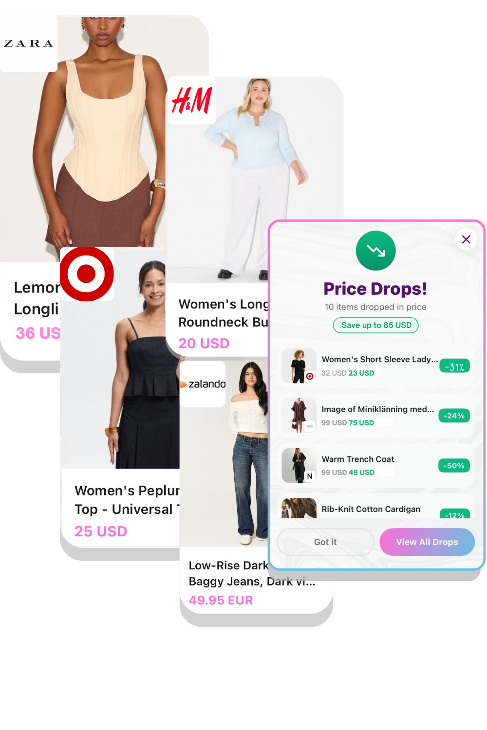 Saving an item with the browser extension
